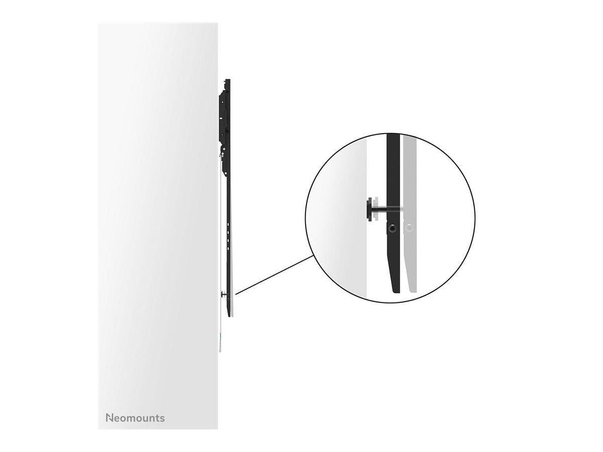 NEOMOUNTS WL30-750BL18P Support mural fixe pour écran 50-98p- robuste - verrouillable - portrait - installation rapide - TÌV