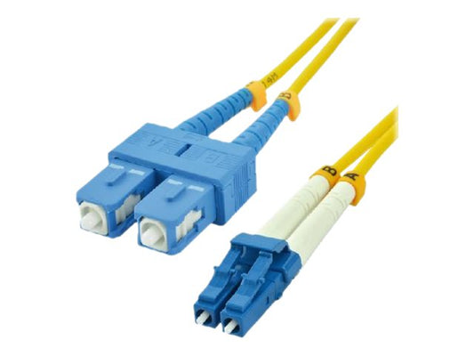 MCL SC/LC duplex singlemode 9/125 OS2 optical fiber - 30m