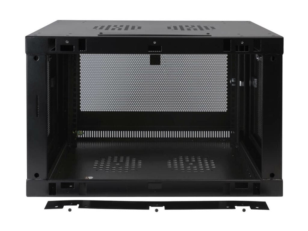 EATON TRIPPLITE 9U Wall Mount Rack Enclosure Server Cabinet w/ Door & Side Panels Rack cabinet wall mountable Black 9U 19