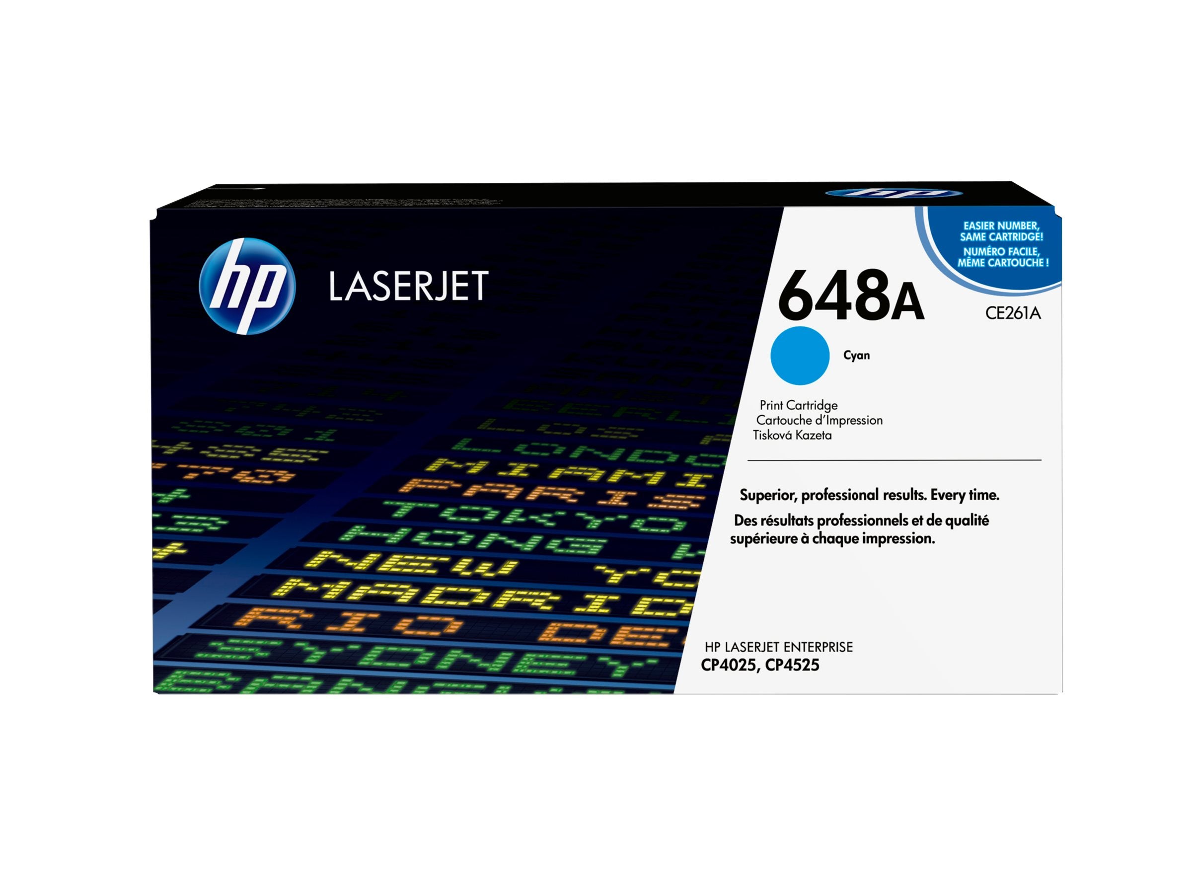 HP 648A original Color LaserJet Toner cartridge CE261A cyan standard capacity 11.000 pages 1-pack