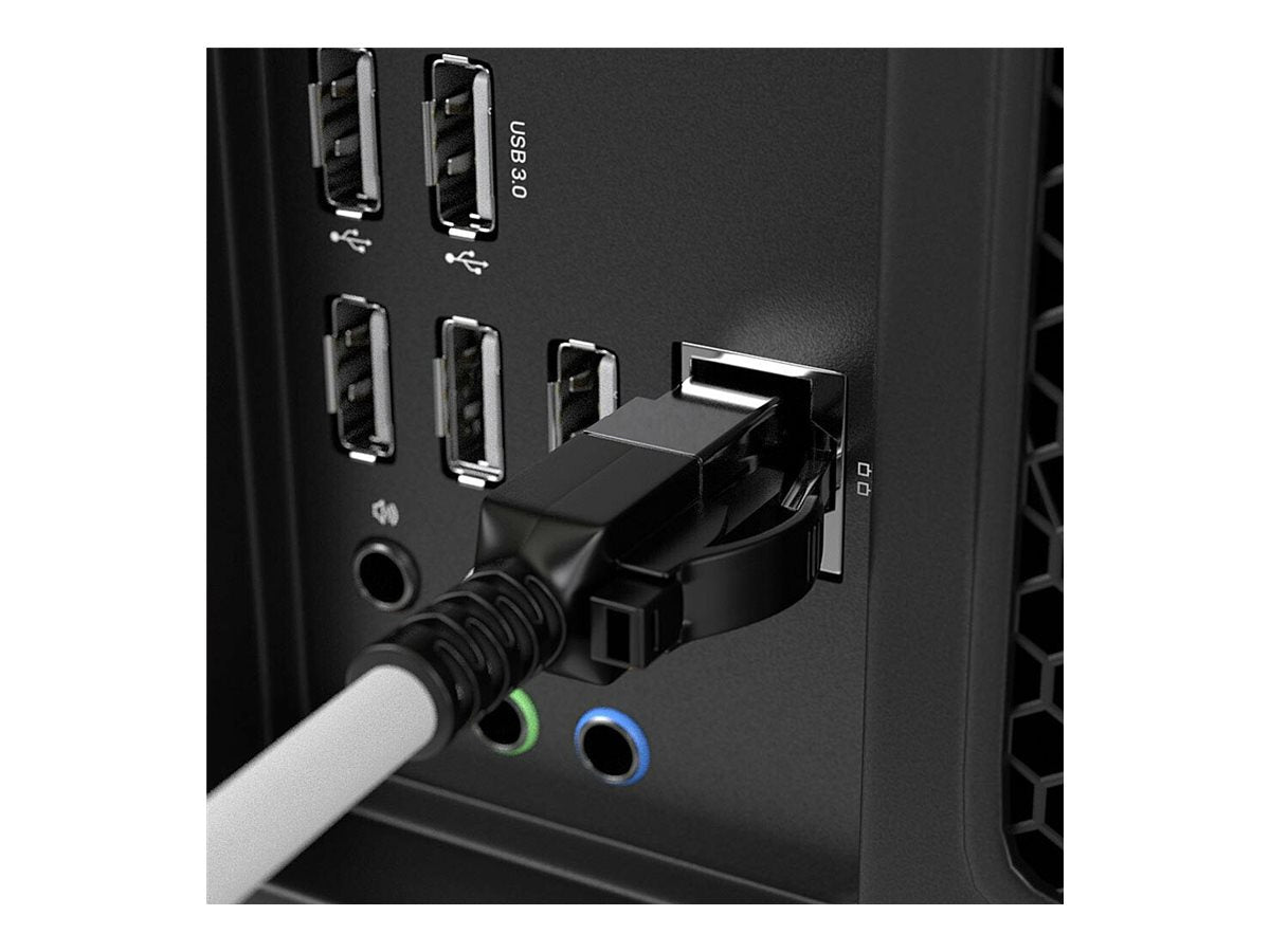 LINDY 2m Cat.6A S/FTP Security Network Cable Grey