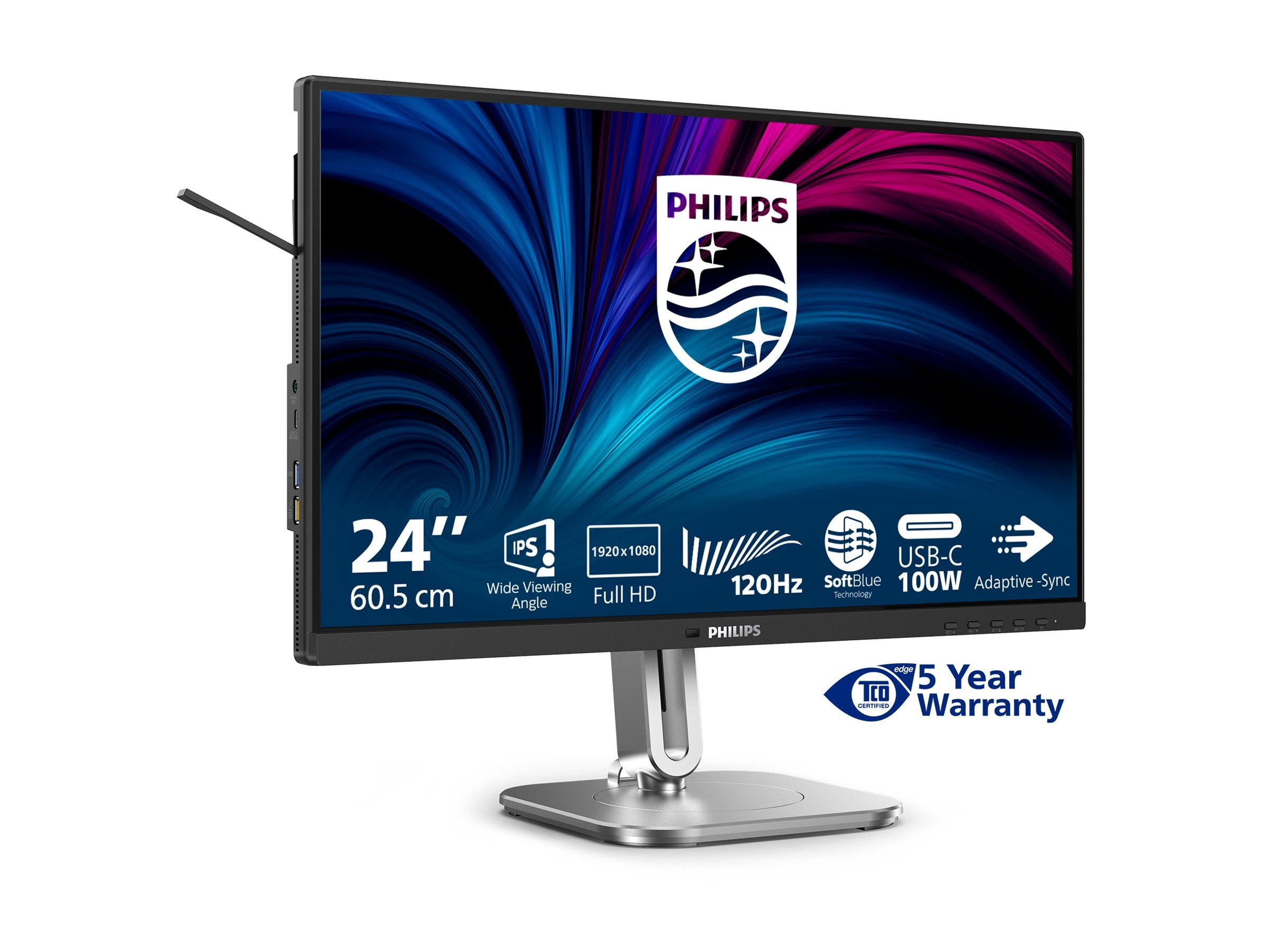 PHILIPS 24B2U4301/00 23.8inch 1920x1080 HDMI DP DaisyChain USB USB-C RJ-45