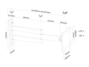 NEOMOUNTS FPMA-W830 Support décran mural 10-27p - orientable