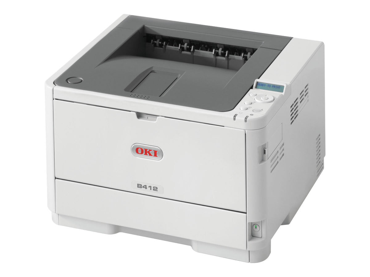 OKI B412dn monochrom LED printer A4 33ppm 24,5 x 38,7 x 36,4