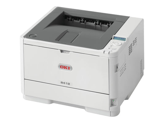 OKI B412dn monochrom LED printer A4 33ppm 24,5 x 38,7 x 36,4