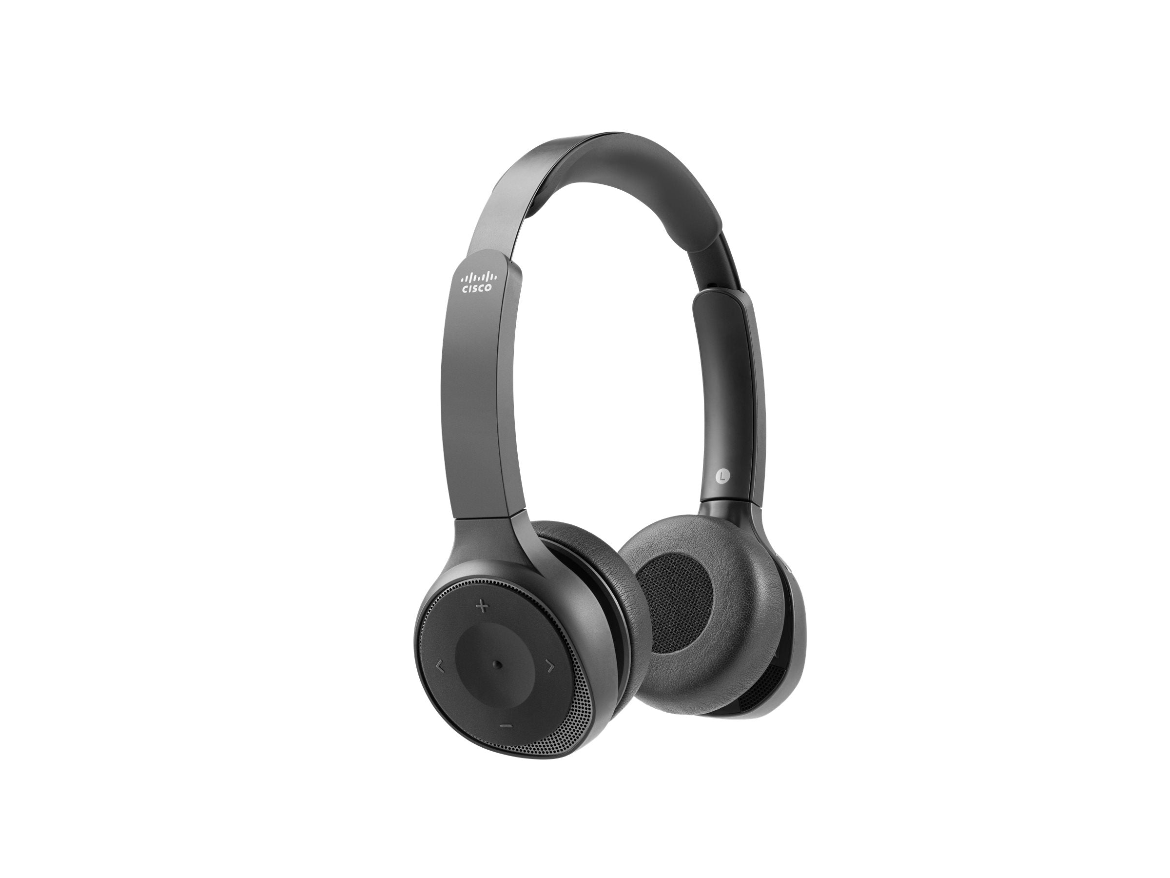 CISCO 730 Wireless Dual On-ear Headset+Stand USB-A Bundle-Carbon