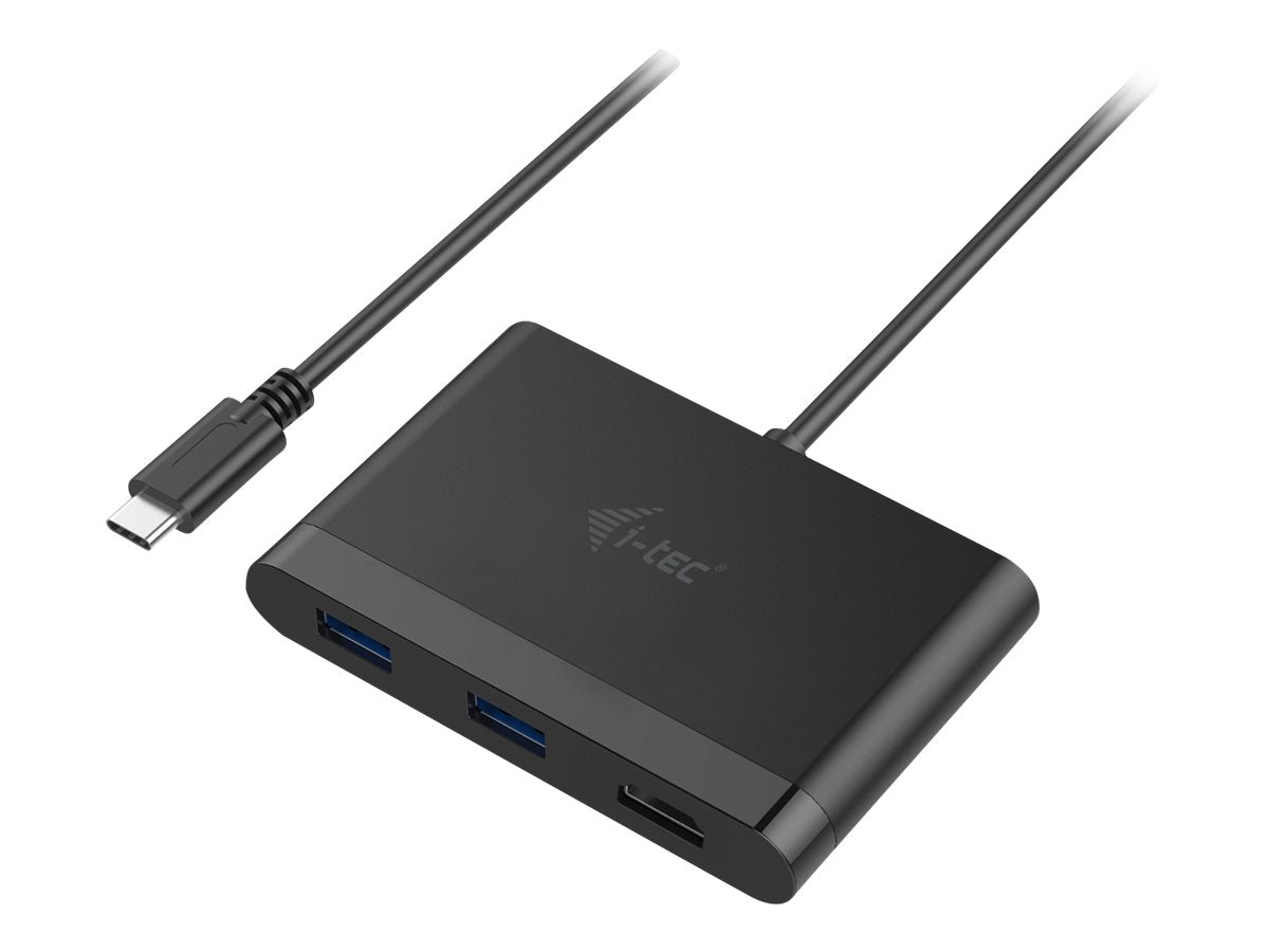 I-TEC USB-C HDMI and USB Adapter with Power Delivery 1xHDMI 4K 2xUSB 3.0 Port 1xUSB-C Power Delivery/Dataport compatible with TB3