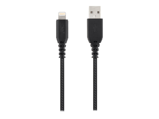 TNB XTREMWORK 1.5m USB Lightning Cable Black/Grey