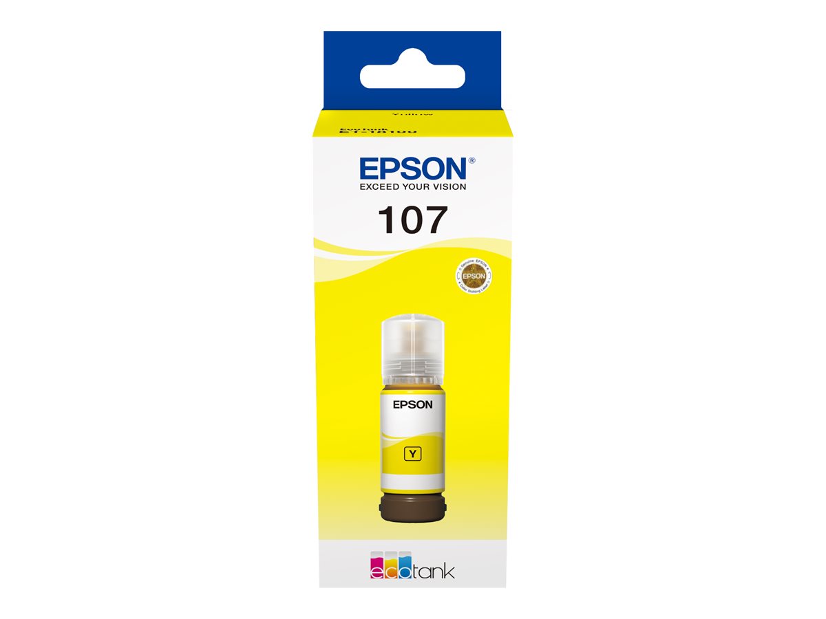 EPSON 1LB 107 EcoTank Yellow Ink Bottle