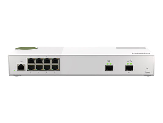 QNAP QSW-M2108-2S 8 port 2.5Gbps 2 port 10Gbps SFP+ web managed switch