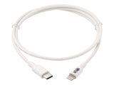 EATON TRIPPLITE USB-C to Lightning Sync/Charge Cable M/M MFi Certified White 3ft. 0.9m