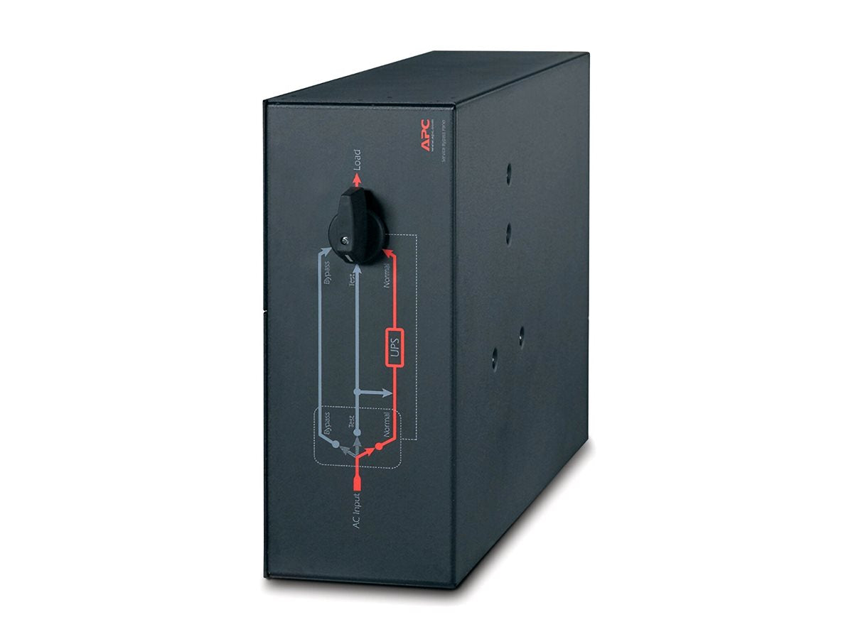 APC Service Bypass Panel Bypass switch rack-mountable AC 230V output connectors 10 Black