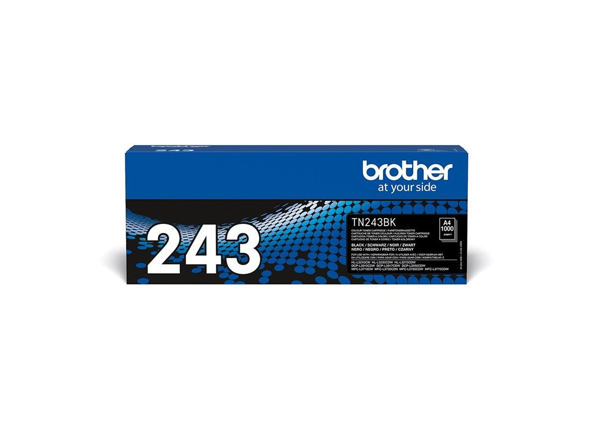 BROTHER TN243BK Toner noir standard de 1000 pages pour Hl-L32xx DCP-L35xx MFC-L37xx