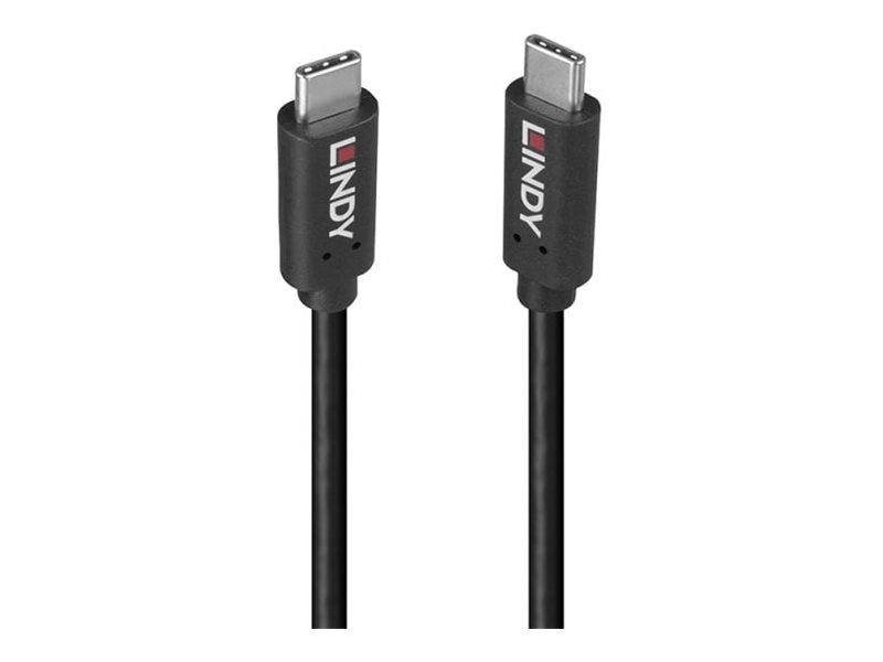 LINDY 1m USB 3.2 Type C Cable 20Gbps 100W PD GRS