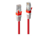 LINDY S/FTP Cat.6A Cable Red 7.5m LSOH incl. Testprotocol