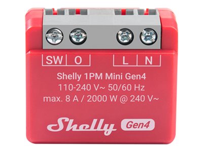 SHELLY 1PM Mini Gen4 Matter WLAN Power Metering PM Switch
