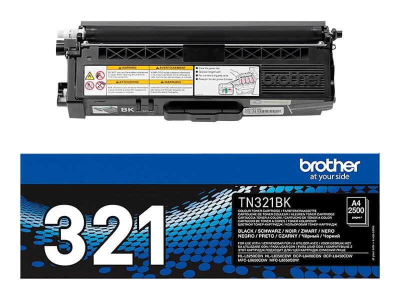 BROTHER TN-321BK cartouche de toner noir capacité standard 2.500 pages pack de 1