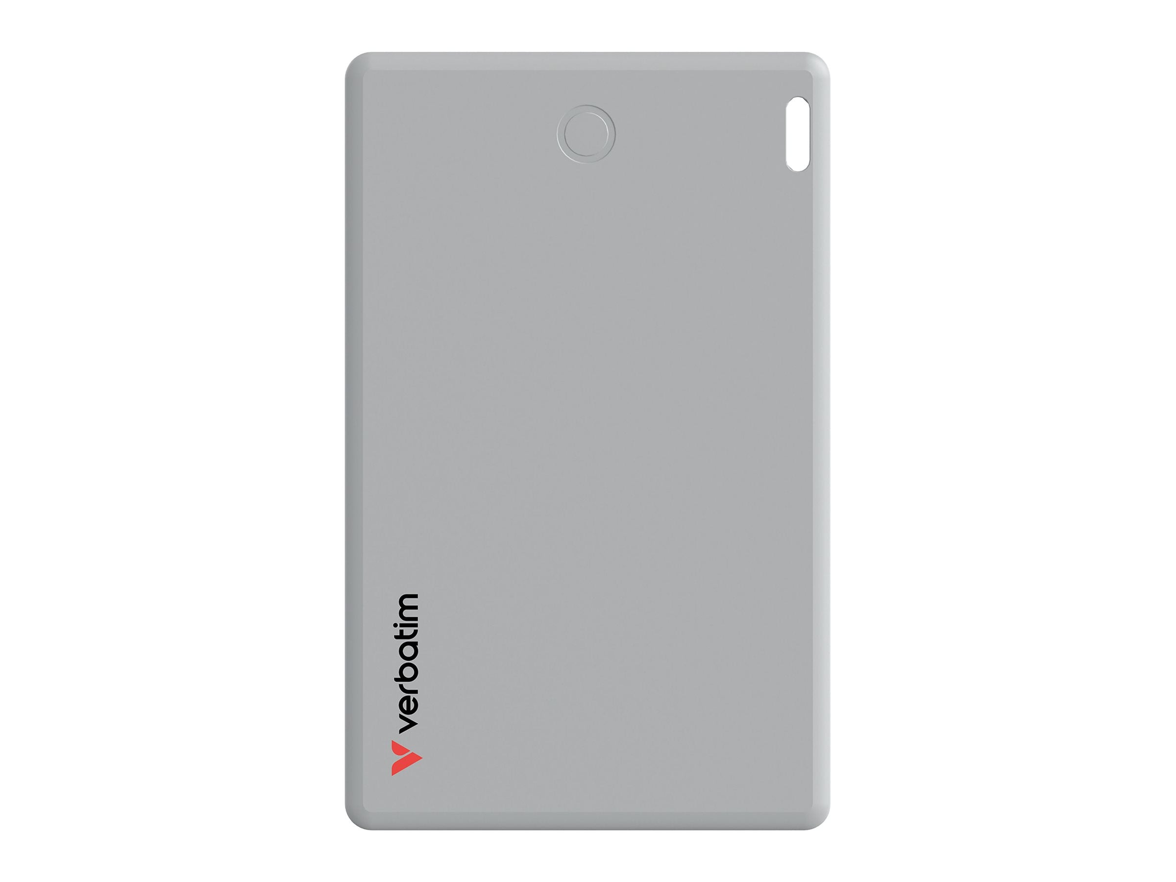 VERBATIM MYFCR-01S MY FINDER CARD BLUETOOTH ITEM FINDER 1 PACK SILVER WCF (P)