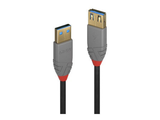 LINDY 2m USB 3.0 Type A extension cable A male / female Anthra Line