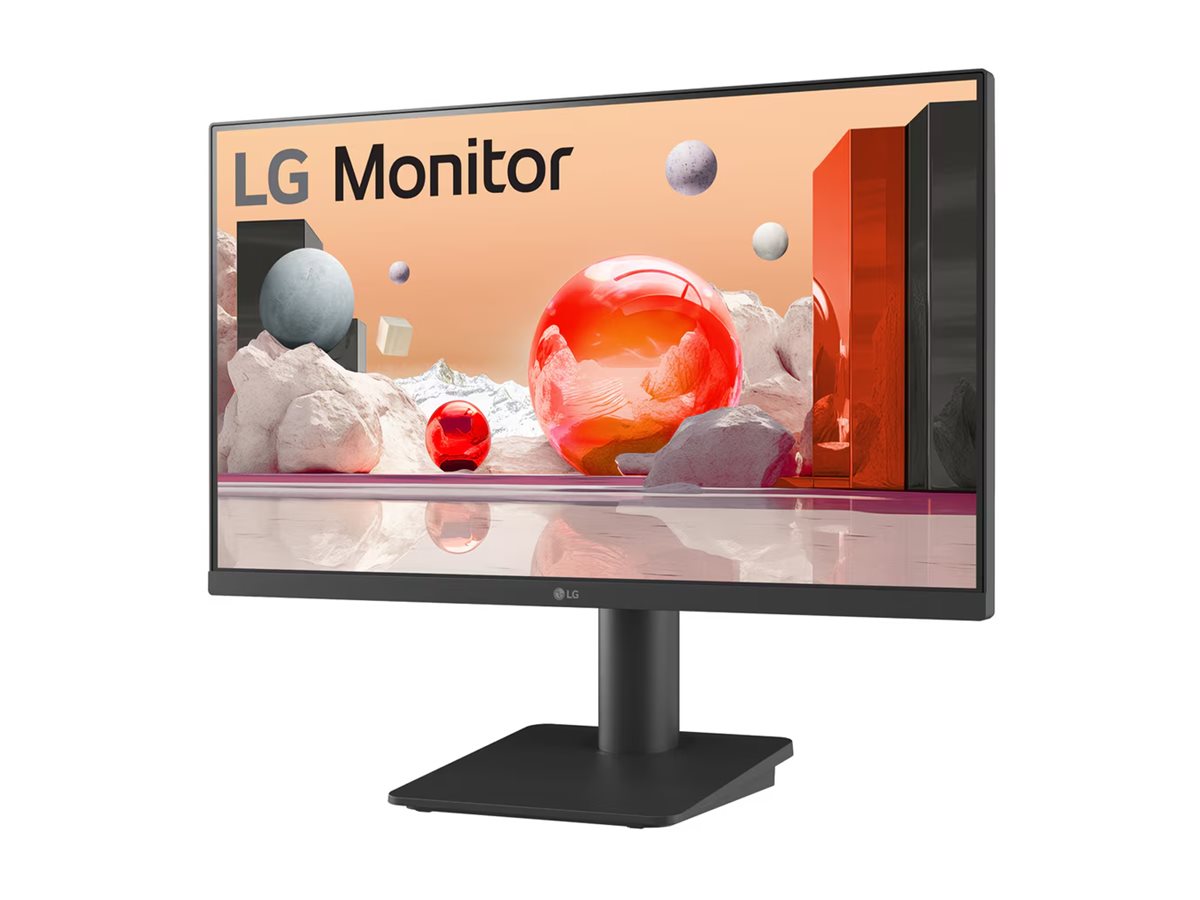 LG - Ecran LED - 24p - 1920x1080 FHD 100 Hz - IPS - 5 ms - Inclinable - Hauteur réglable - Garantie 3 ans