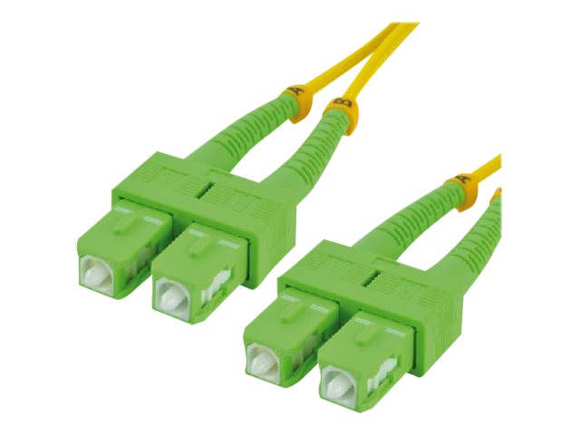 MCL SCAPC duplex singlemode 9/125 OS2 optical fiber - 15m