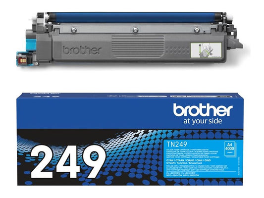 BROTHER TN-249C Cyan Toner Cartridge Prints 4.000 pages