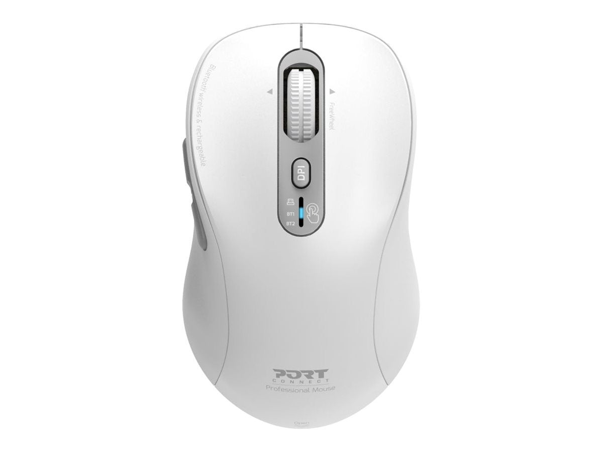 PORT DESIGNS Mouse Rechargeable + RF 2.4Ghz - Expert White