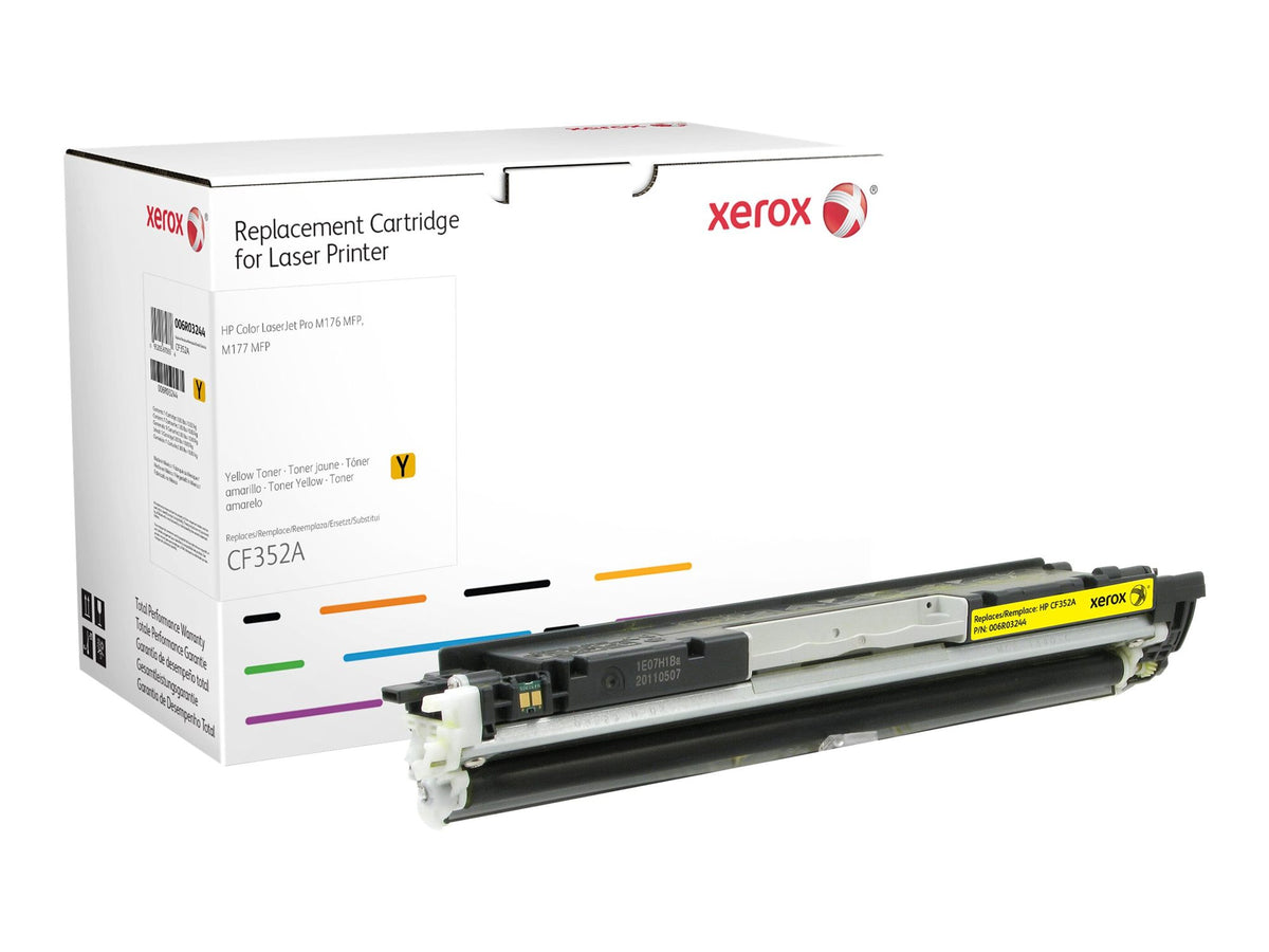 XEROX XRC Yellow Toner Cartridge equivalent to HP 130A for use in HP CLJ Pro M176 MFP M177 MFP