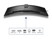 PHILIPS 49B2U6903CH/00 48.8p 5120x1440 VA Curved H/A 170mm SUPERWIDE USB-C 75Hz DP 2xHDMI USB HUB SPEAKERS webcam