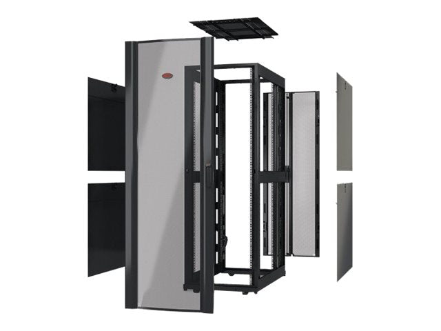 APC NetShelter SX 42U 600mm Wide x 1200mm Deep Enclosure Without Sides Without Doors Black