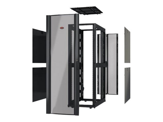 APC NetShelter SX 42U 600mm Wide x 1200mm Deep Enclosure Without Sides Without Doors Black