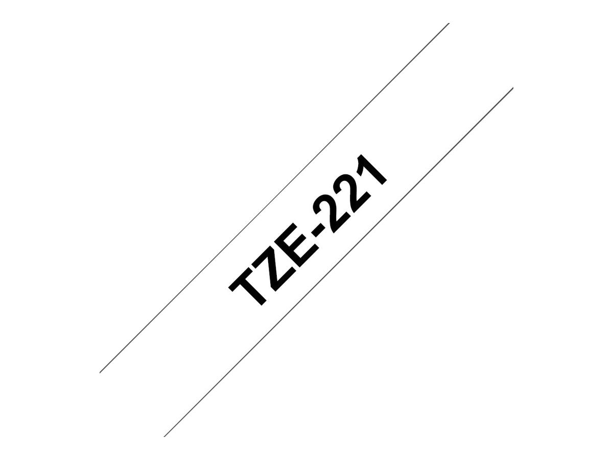 Tape/9mm black on white f P-Touch TZE