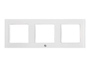 SHELLY Wall Frame 3 White 3-Gang Wall Switch Frame