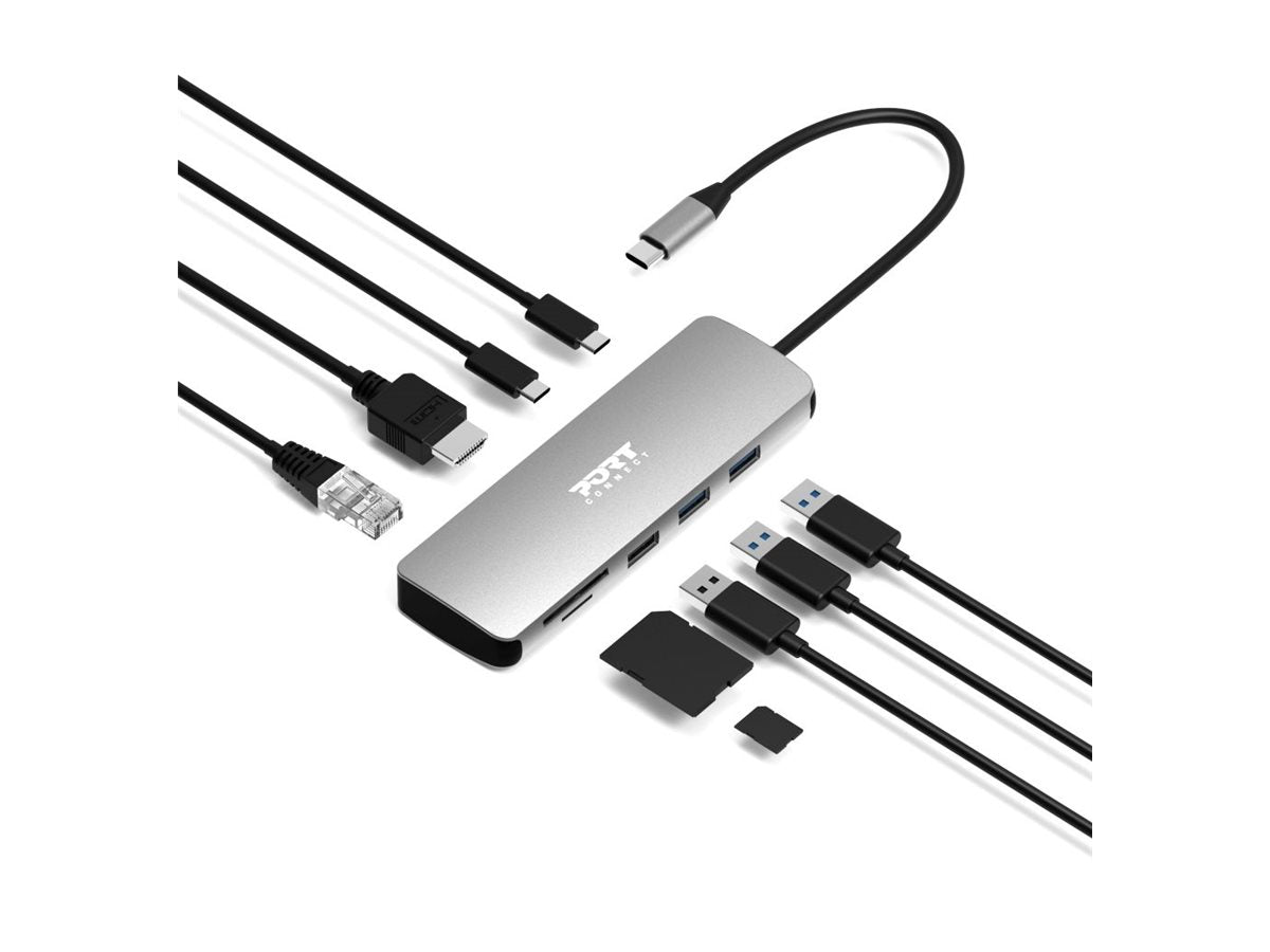 PORT DESIGNS Station DACCUEIL TYPE C 9 EN 1 - 1 x 4K HDMI - PD 85W - RETAIL BtoC