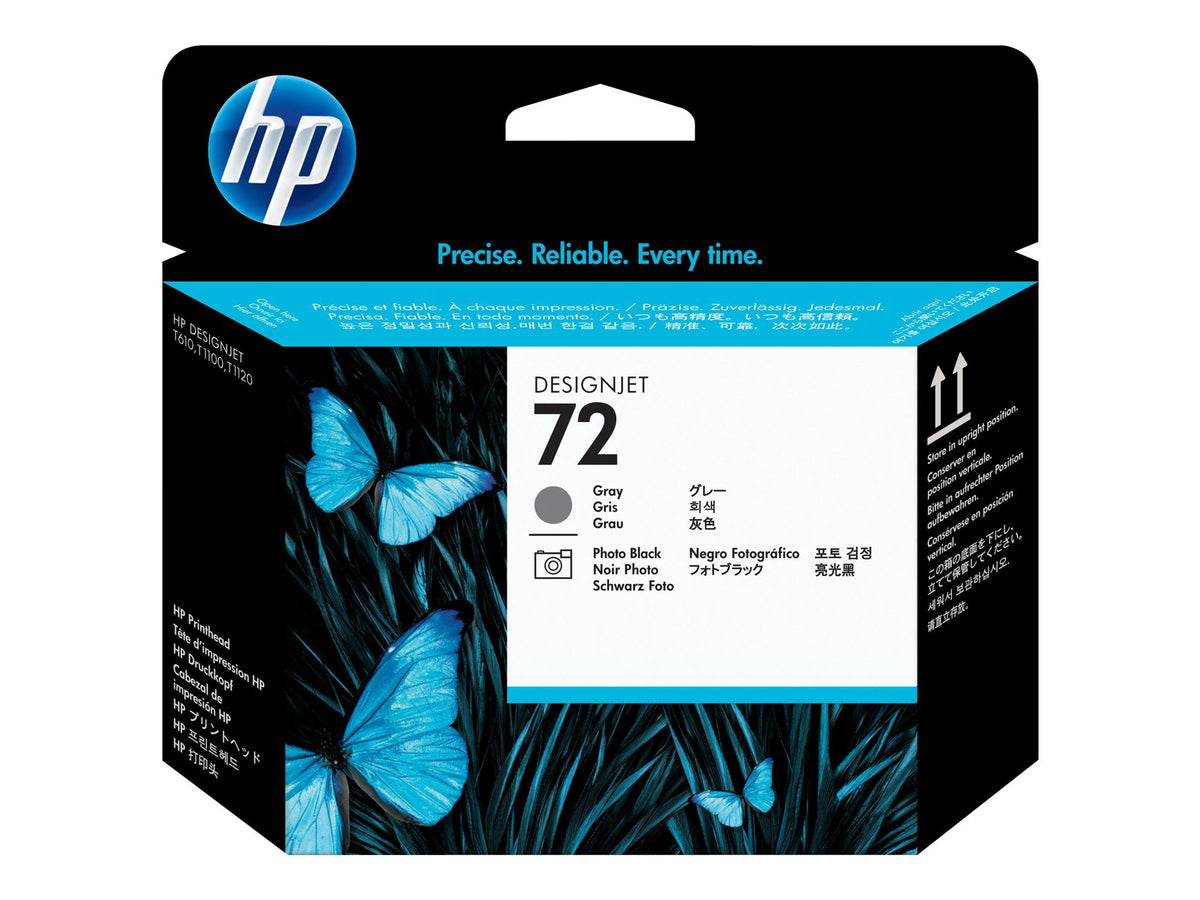 HP 72 original printhead C9380A grey and photo black standard capacity 1-pack