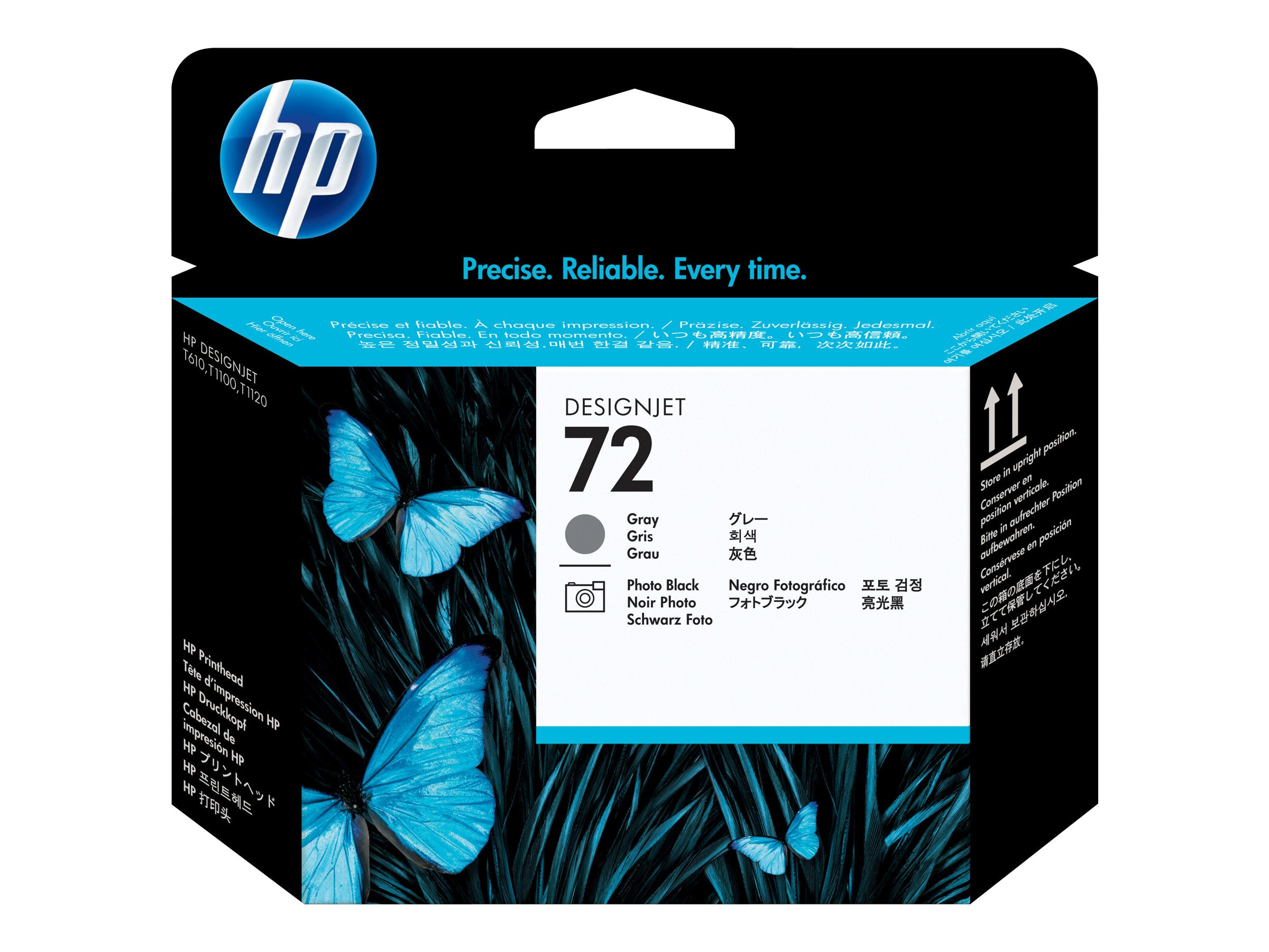 HP 72 original printhead C9380A grey and photo black standard capacity 1-pack