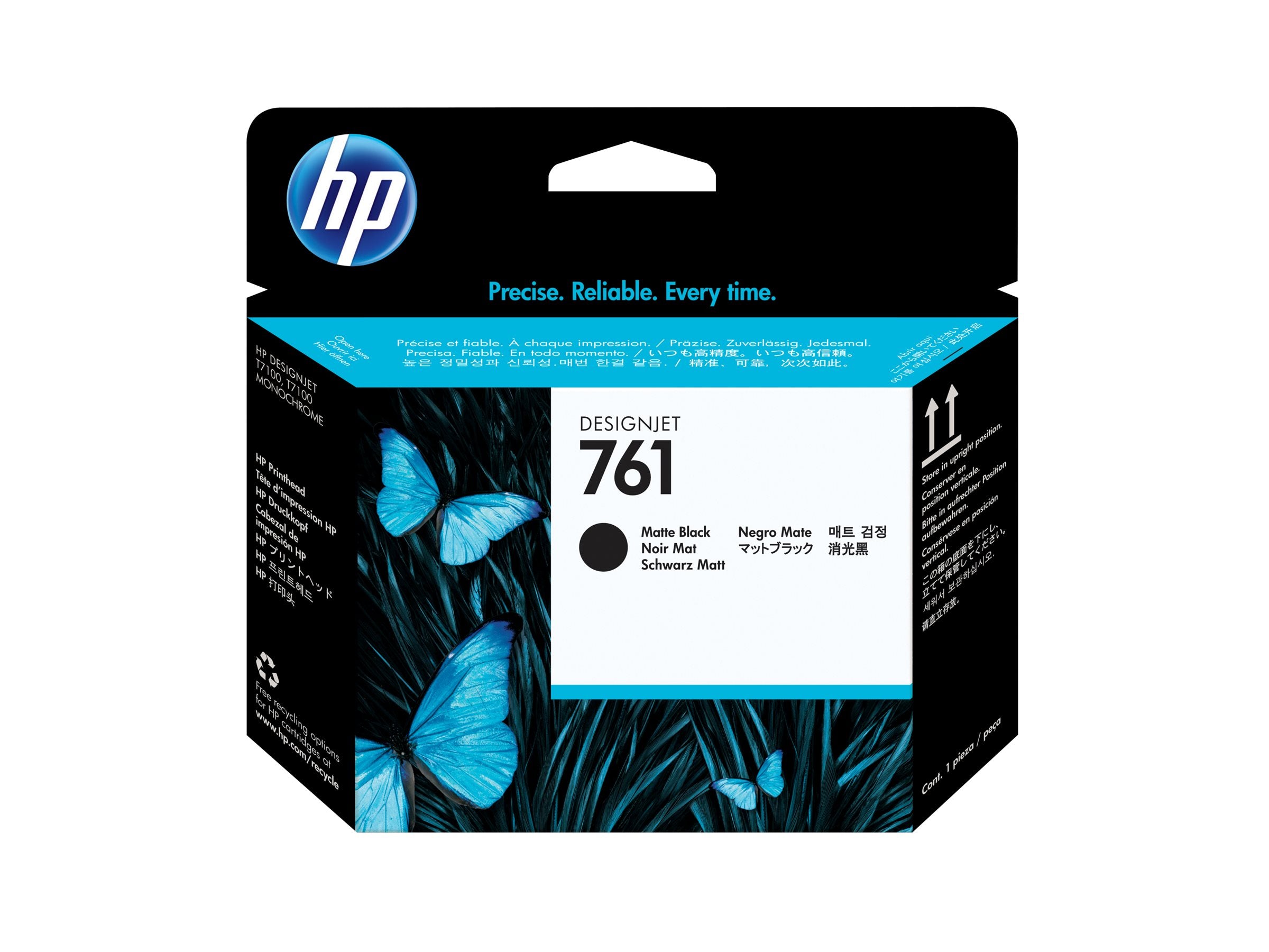 HP 761 original printhead CH648A matte black and matte black standard capacity 1-pack