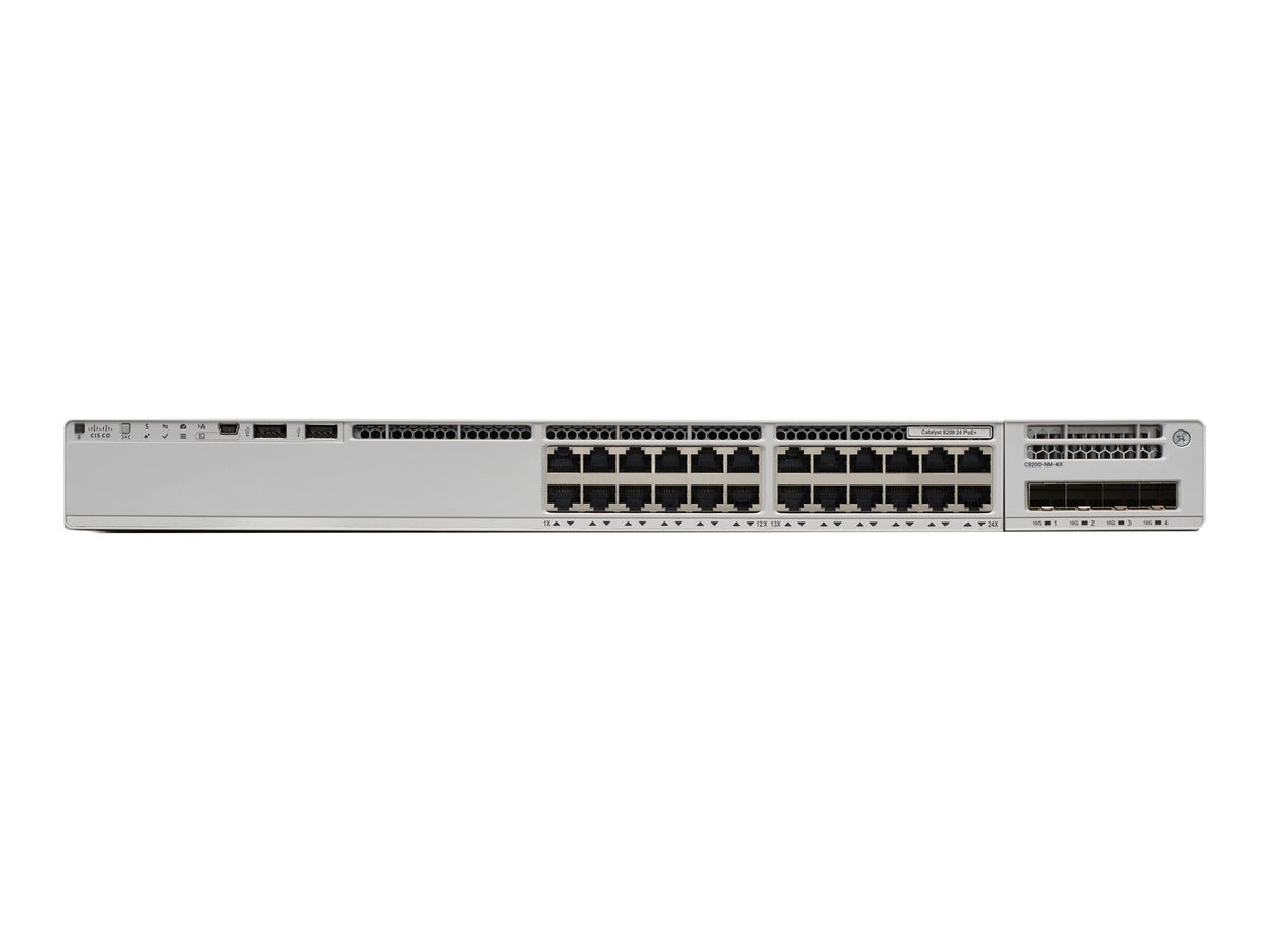 CISCO Catalyst 9200 24-port 8xmGig Network Essentials DNA subscription required