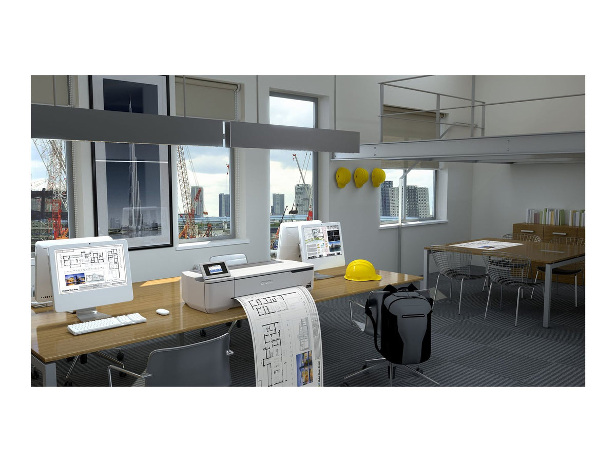EPSON SureColor SC-T2100 No Stand 24inch large-format printer colour ink-jet Roll A1 61.0cm 2400x1200dpi LAN Wi-Fi USB 3.0 Cutter