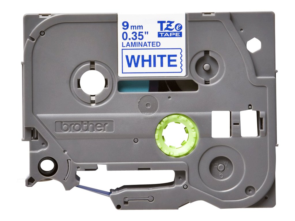BROTHER P-TOUCH TZE-223 bleu sur blanc 9mm