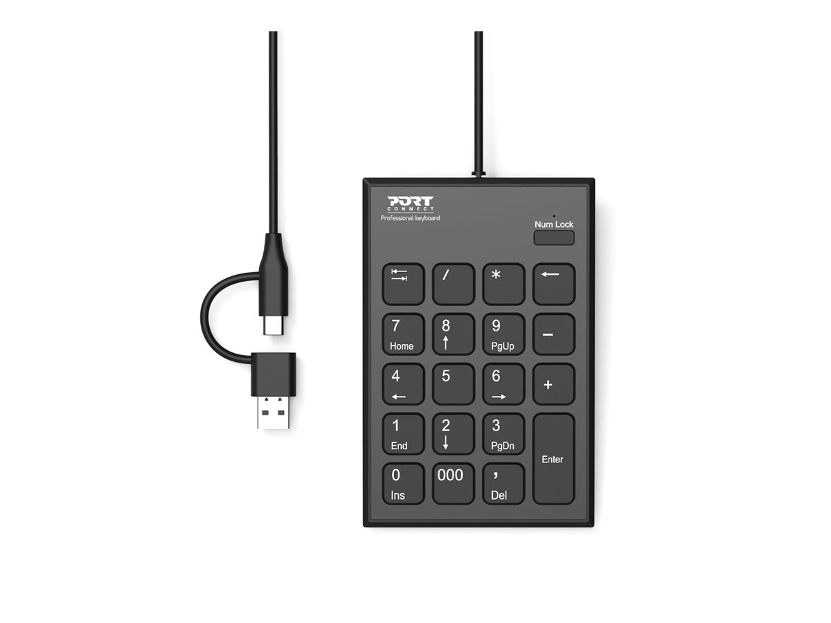 PORT DESIGNS Numeric Keypad Wired Type C