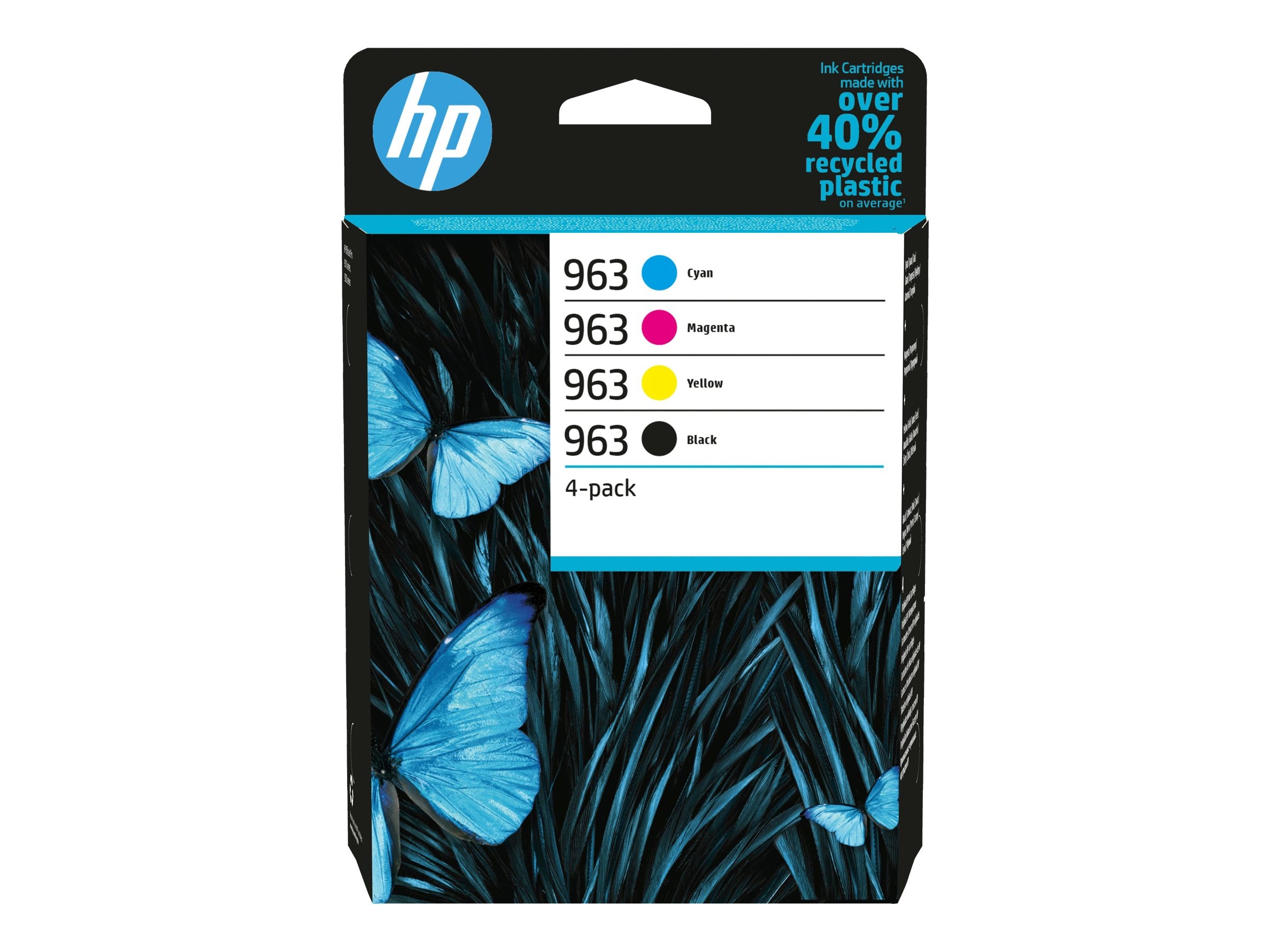 HP 963 CMYK Original Ink Cartridge 4-Pack