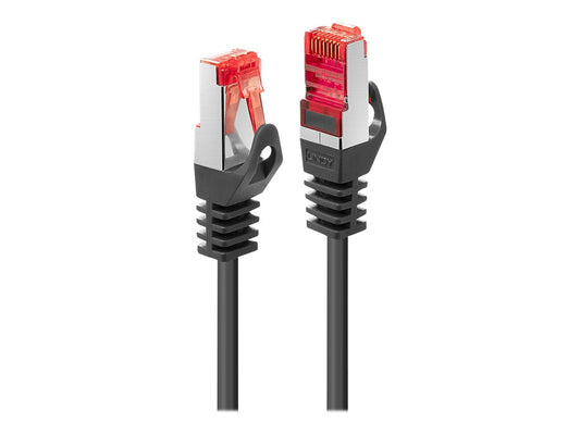 LINDY Basic Cat.6 S/FTP Cable black 0.5m Patchcable