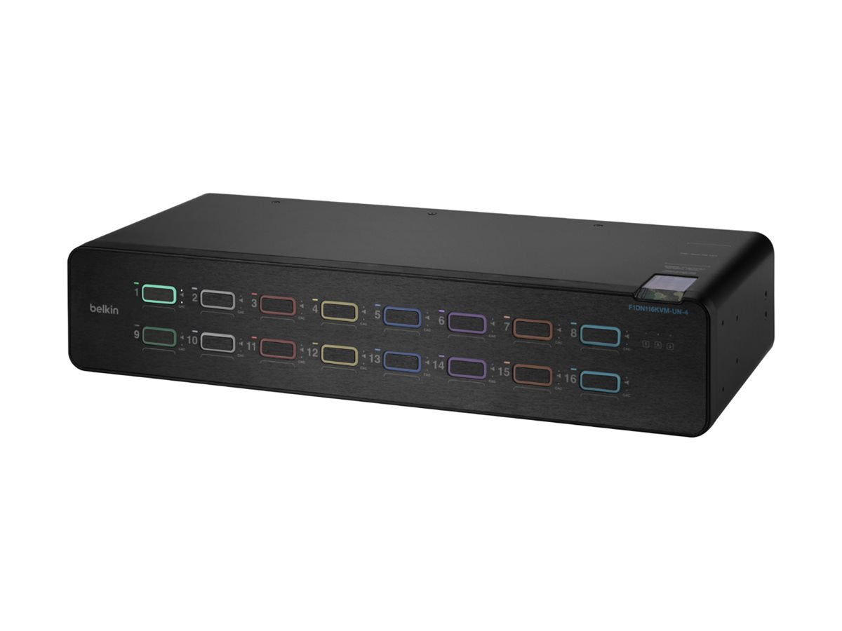 BELKIN 16-Port Single Head DP/HDMI to DP/HDMI Video Secure Desktop KVM Switch PP4.0