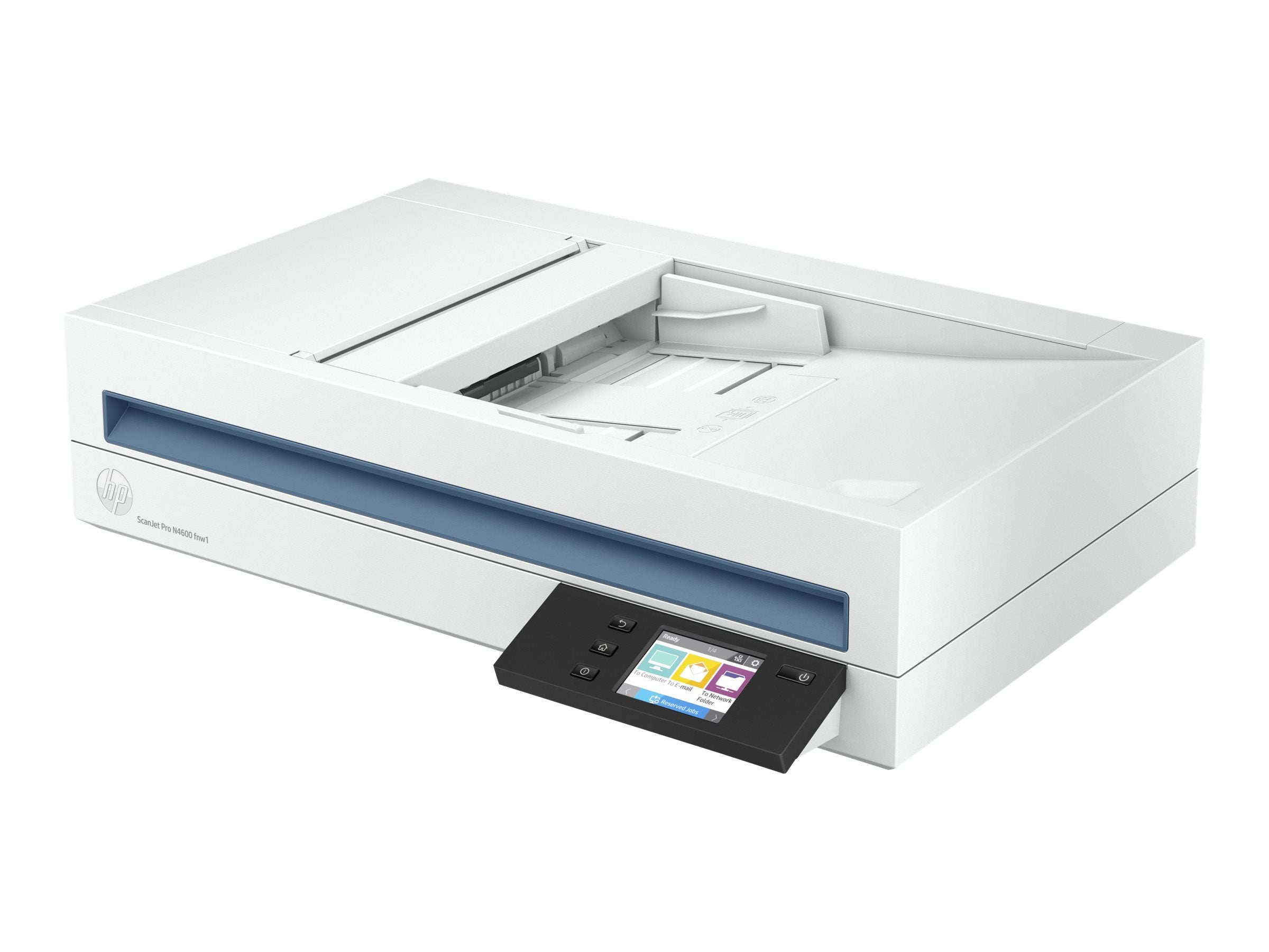 HP Scanjet Pro N4600 fnw1 de document scanner CIS Duplex 216x5362mm 600dpix1200dpi 40ppm ADF 100sheets 6000scans LAN Wi-Fi