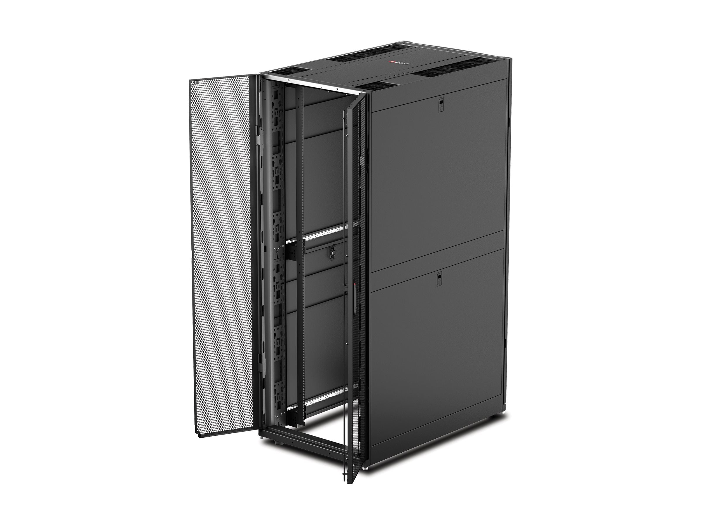 APC NetShelter SX Networking Enclosure with Sides Rack Black 48U 19 TAA Compliant