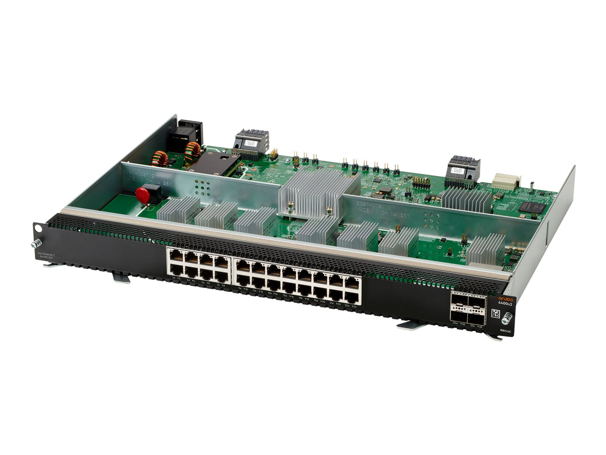 HPE Aruba 6400 24p 10GT 4SFP56 v2 Remanufactured Mod