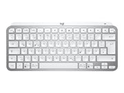 Logitech MX Keys Mini clavier Bureau RF sans fil + Bluetooth QWERTZ Allemand Gris