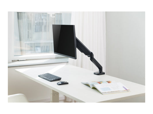 TNB ERGO Line Single Monitor Articulated Arm And Gas Spring Adjustment Material Steel For Screen Size