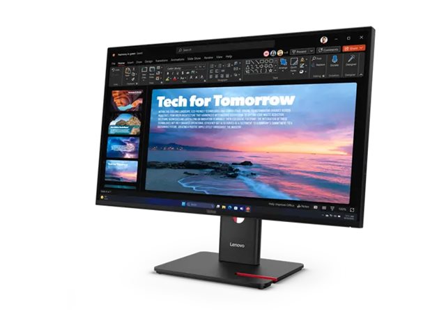 LENOVO ThinkVision T27qd-40 LED Écran 27p 2560x1440 QHD 120Hz IPS 350cd/m2 HDR10 4ms HDMI DisplayPort DaisyChain USB-C Dock 96W